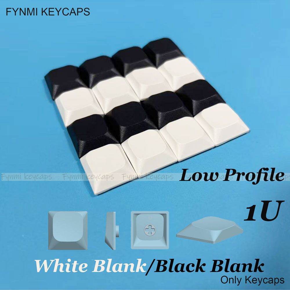 Mechanical Switch Tester - Fynmi 1/1.25/1.5/1.75/2/2.25/2.75/6.25U Low Profile Black/White Blank