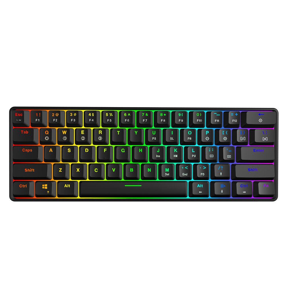 Gaming Keyboard Bundle - SKYLOONG GK61 Mini Portable 60% Gamer
