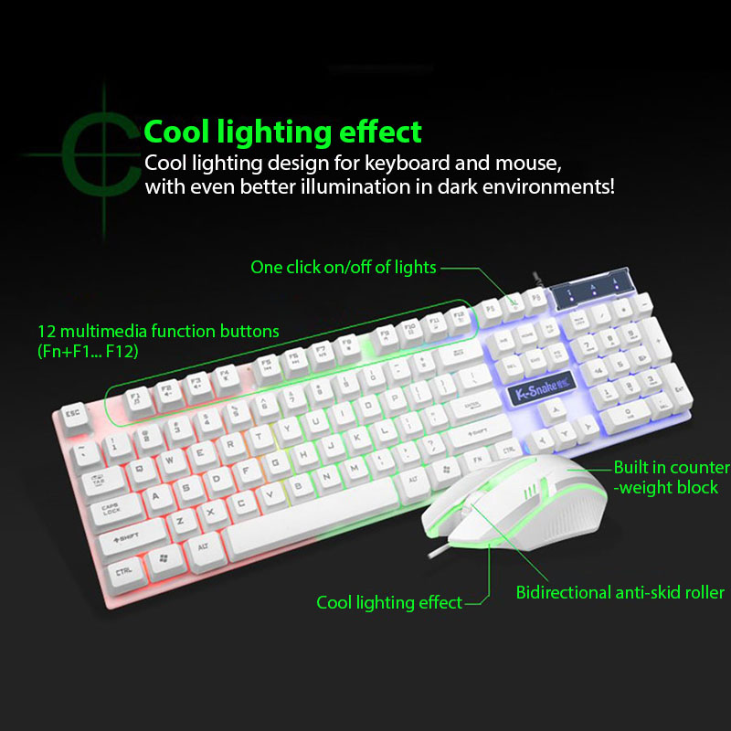 KM320 Keyboard And Mouse Set W - Gaming Keyboard And Mouse Set 评论和价格