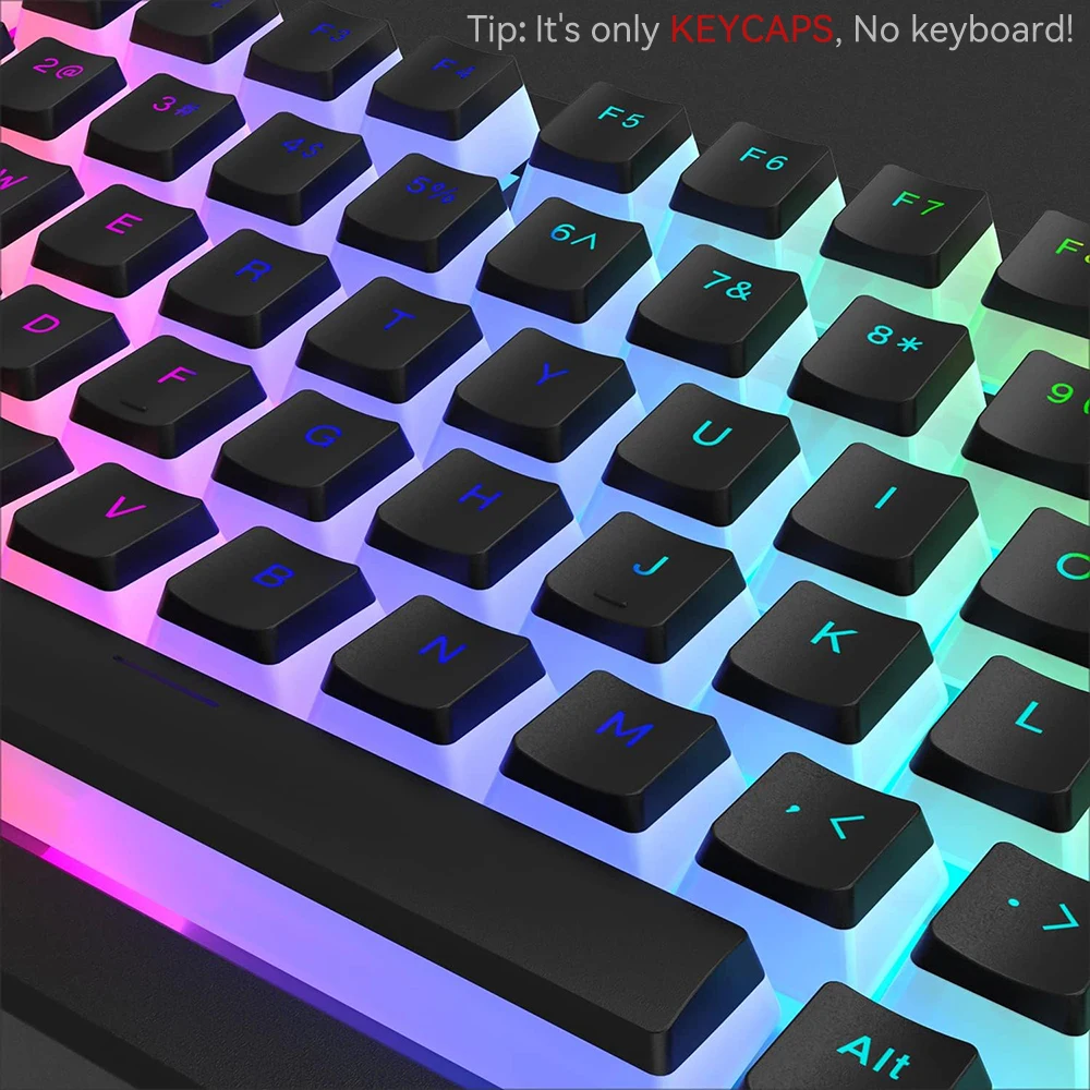 New Pudding PBT Keycaps 129 Ke - Gaming Keyboard And Mouse Set 评论和价格