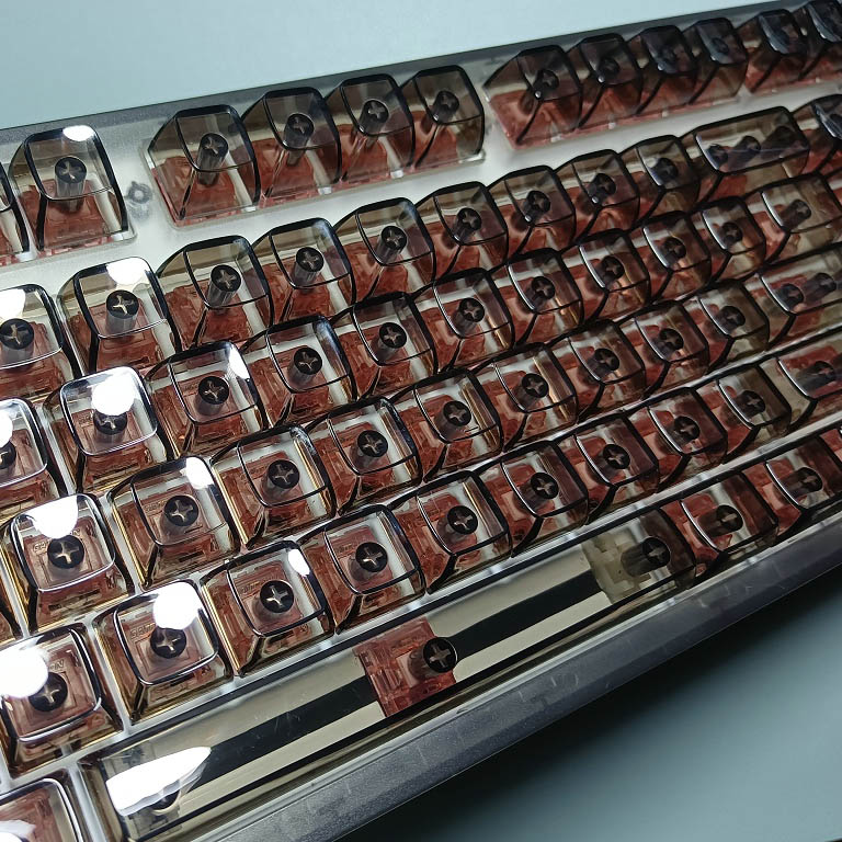 132 Keys Crystal Transparent K - Keyboard Gaming Transparent 评论和价格