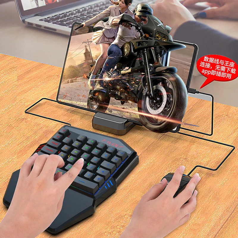 T-WOLF TF900 One Handed Keyboa - Gaming Keyboard Half 评论和价格