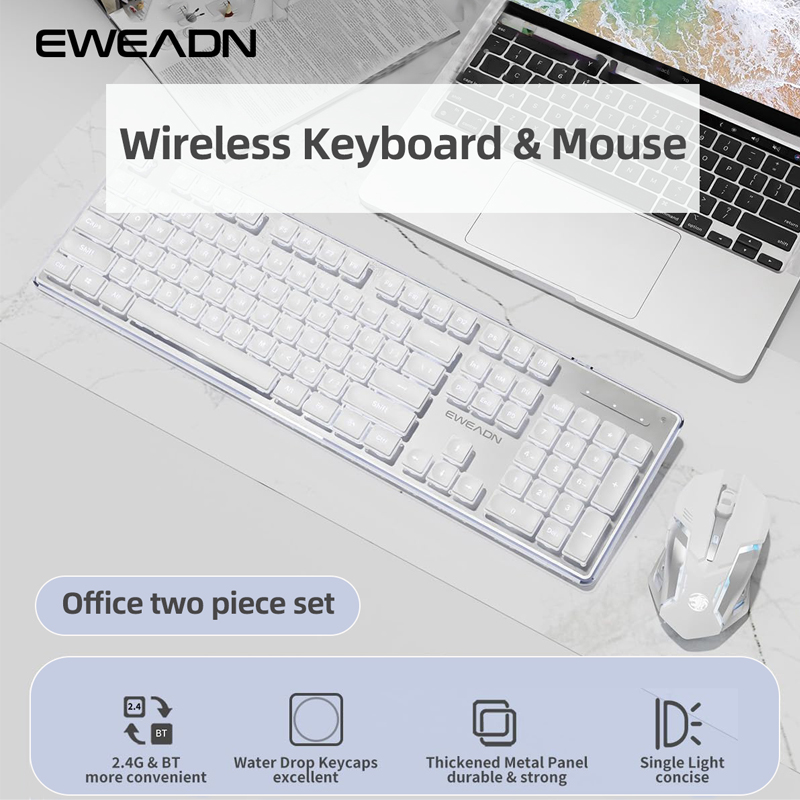 EWEADN V3 wireless Silent Offi - Gaming Keyboard Bundle 评论和价格