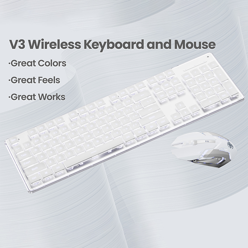 EWEADN V3 wireless Silent Offi - Gaming Keyboard Bundle 评论和价格