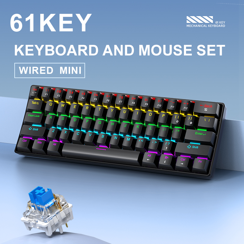 APAYADO K61 Mini Mechanical Ke - Gaming Keyboard Half 评论和价格