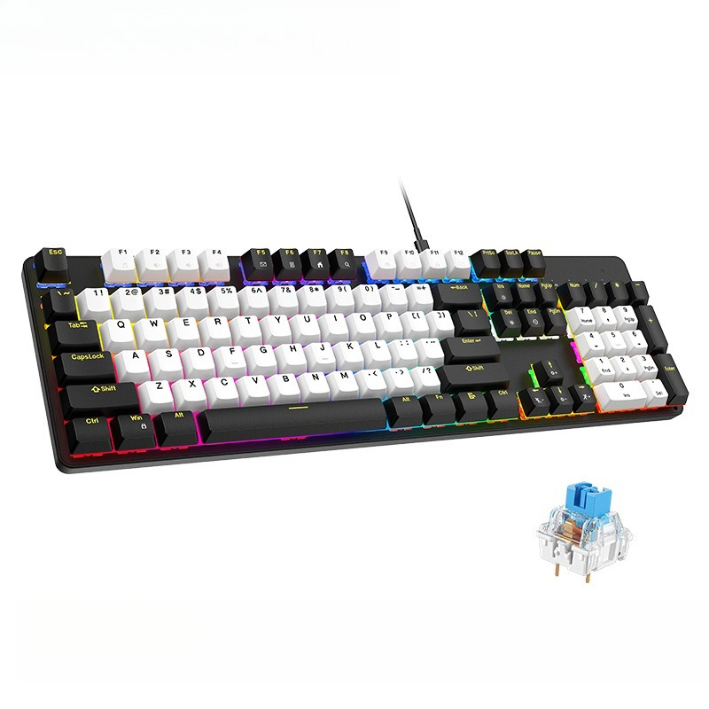E-sports Mechanical Keyboard A - Gaming Keyboard No Noise 评论和价格