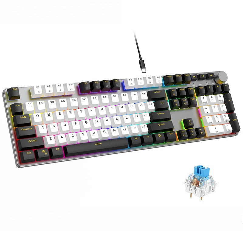 E-sports Mechanical Keyboard A - Gaming Keyboard No Noise 评论和价格