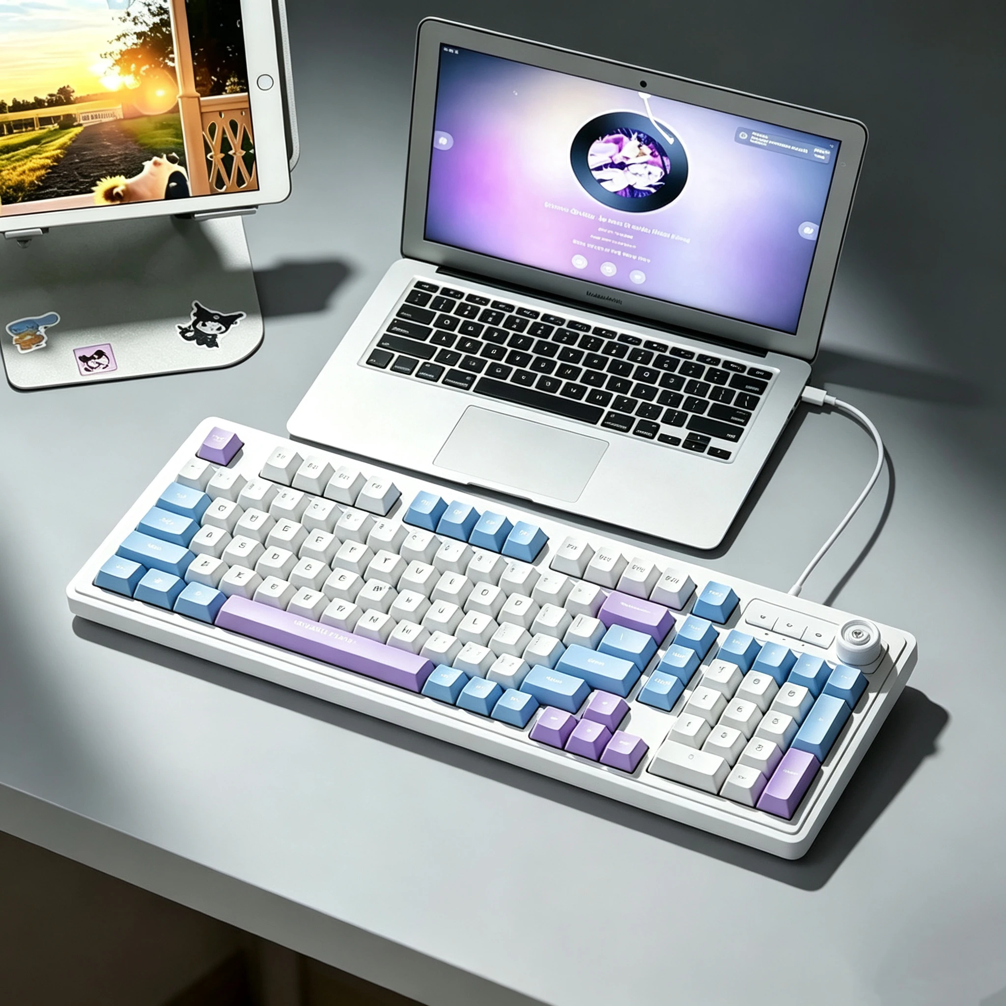 98Keys Wired Keyboard RGB Glow - Gaming Keyboard No Noise 评论和价格
