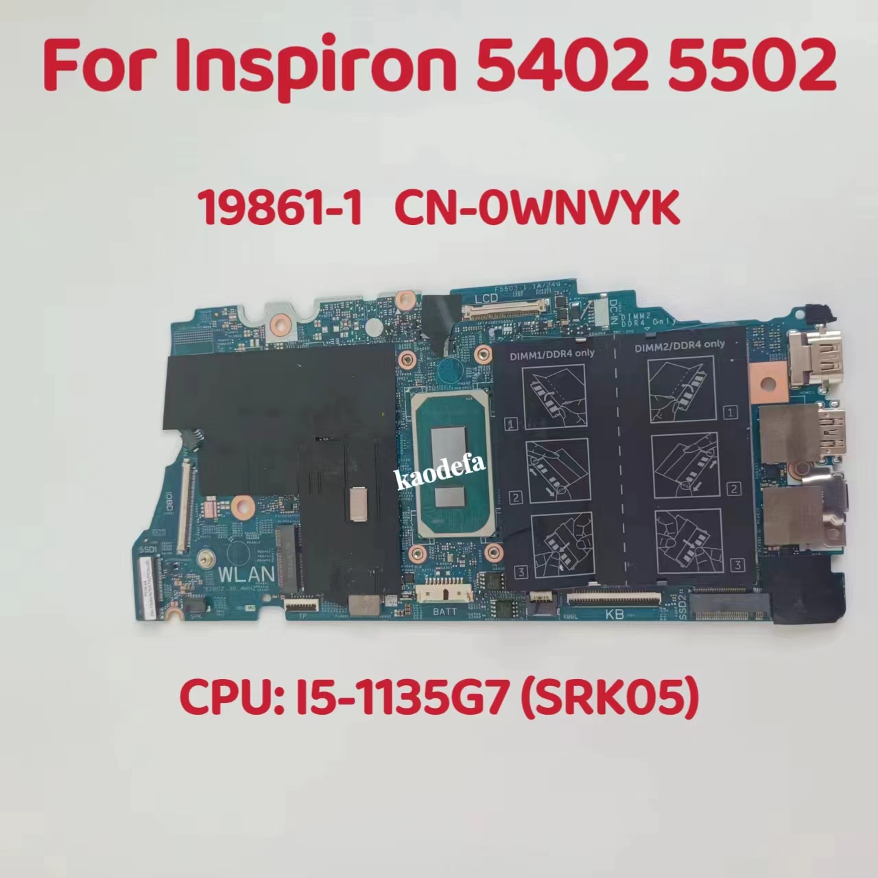 19861-1 Mainboard For Dell Ins - Intel Cpu Core I7 评论和价格