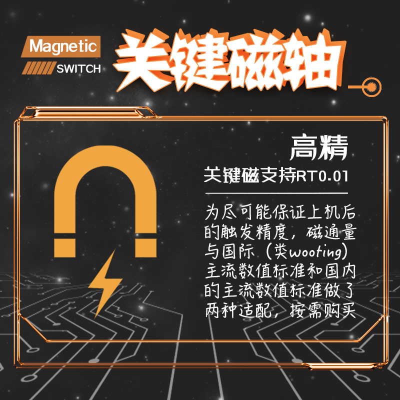 Duhuk Key Magnetic Switch High - Gaming Keyboard No Noise 评论和价格