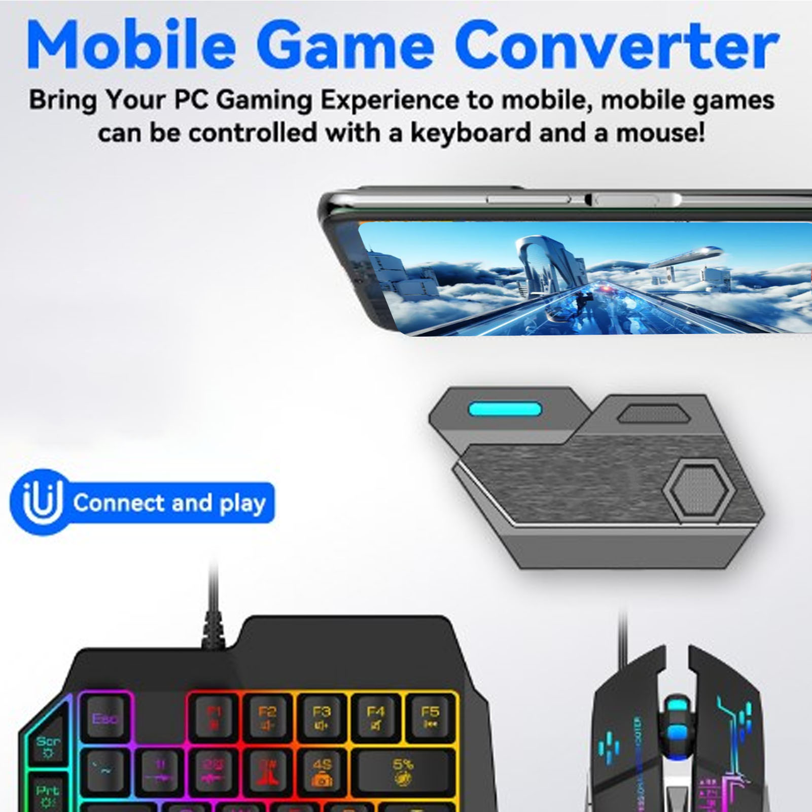 Mobile Game Combo Pack Bluetoo - Gaming Keyboard Mouse Combo 评论和价格