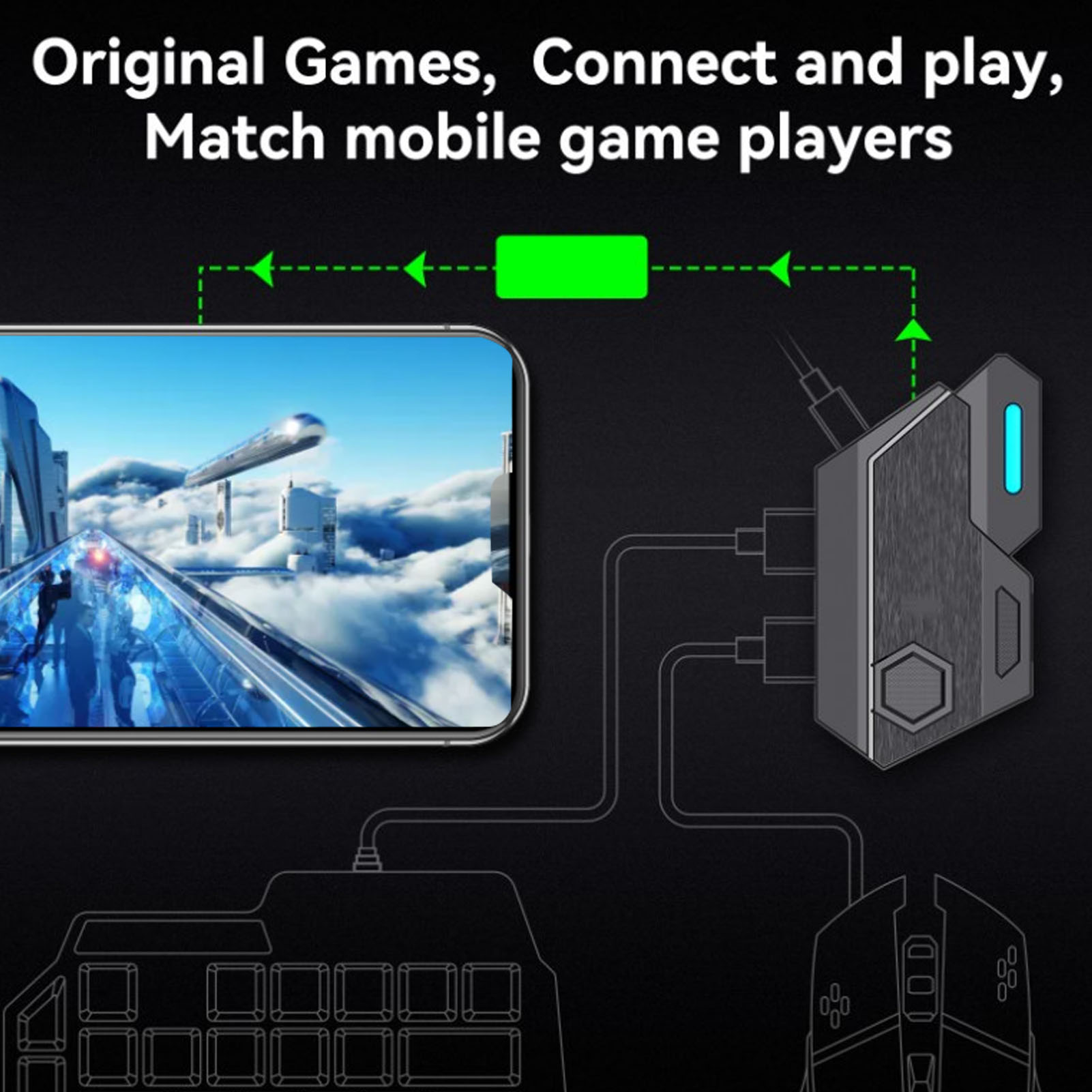 Mobile Game Combo Pack Bluetoo - Gaming Keyboard Mouse Combo 评论和价格