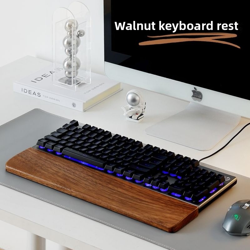 Solid Wood Keyboard Palm Rest  - Gaming Keyboard Mouse Combo 评论和价格