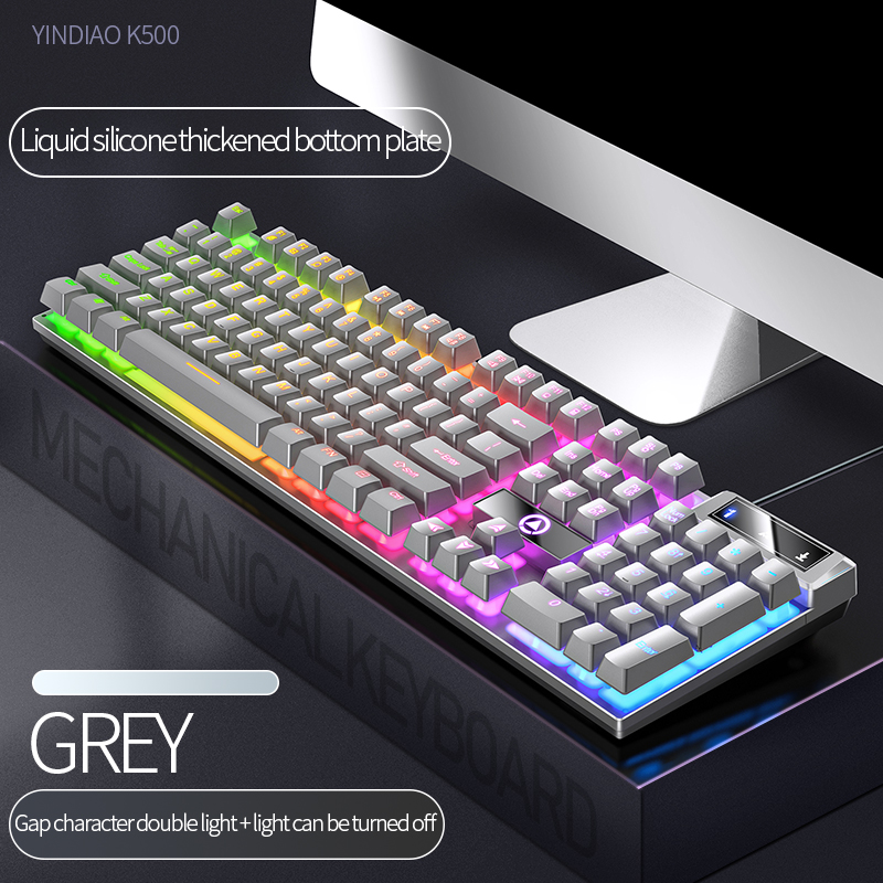 104 Keys Gaming Keyboard Wired - Gaming Keyboard And Mouse Set 评论和价格