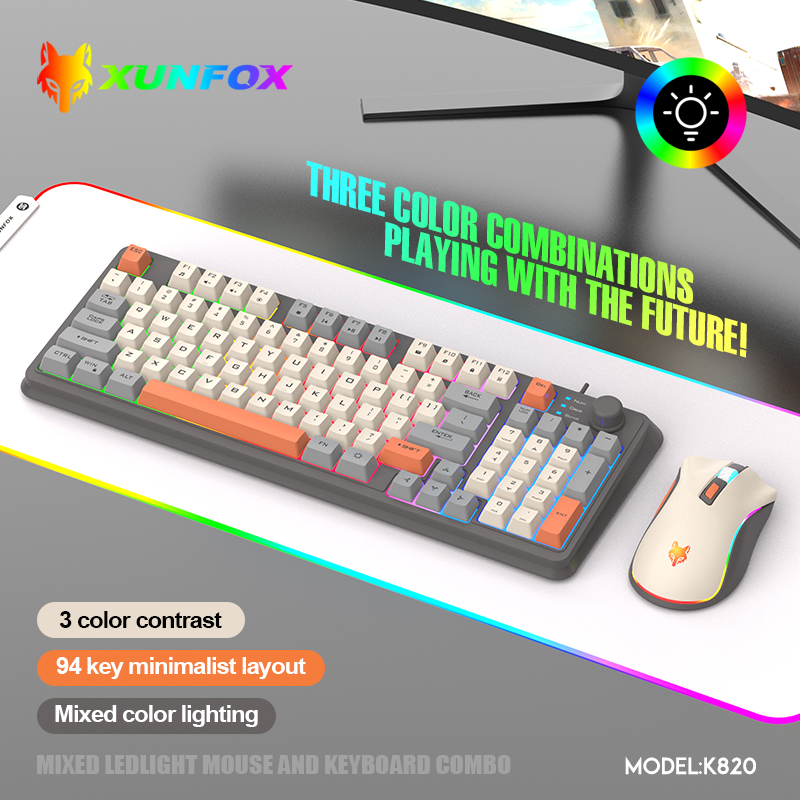 K820 USB Wired Game Keyboard M - Gaming Keyboard Bundle 评论和价格
