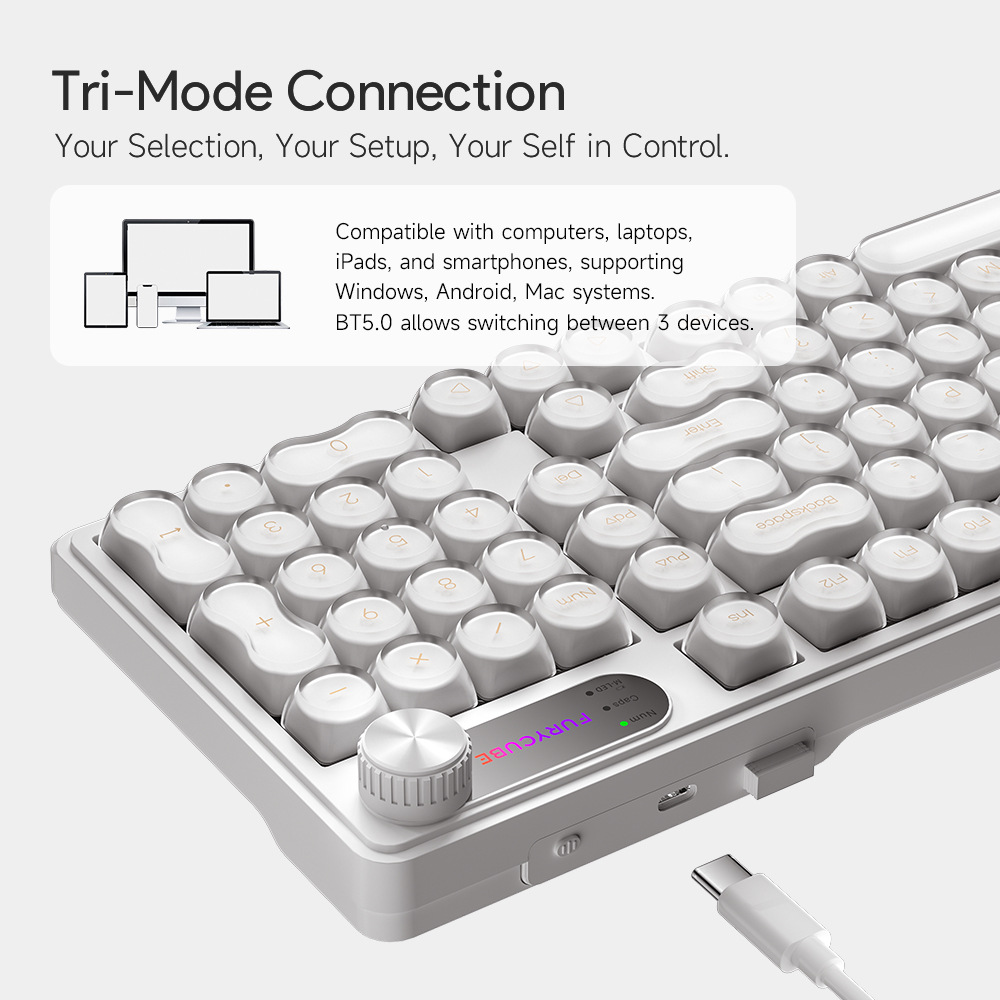 FURYCUBE IP98 Wired Gaming Mem - Gaming Keyboard Ip98 评论和价格
