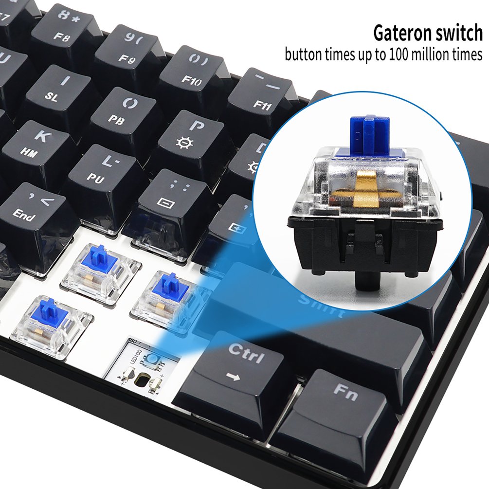 SKYLOONG GK61 Mini Portable 60 - Gaming Keyboard Bundle 评论和价格