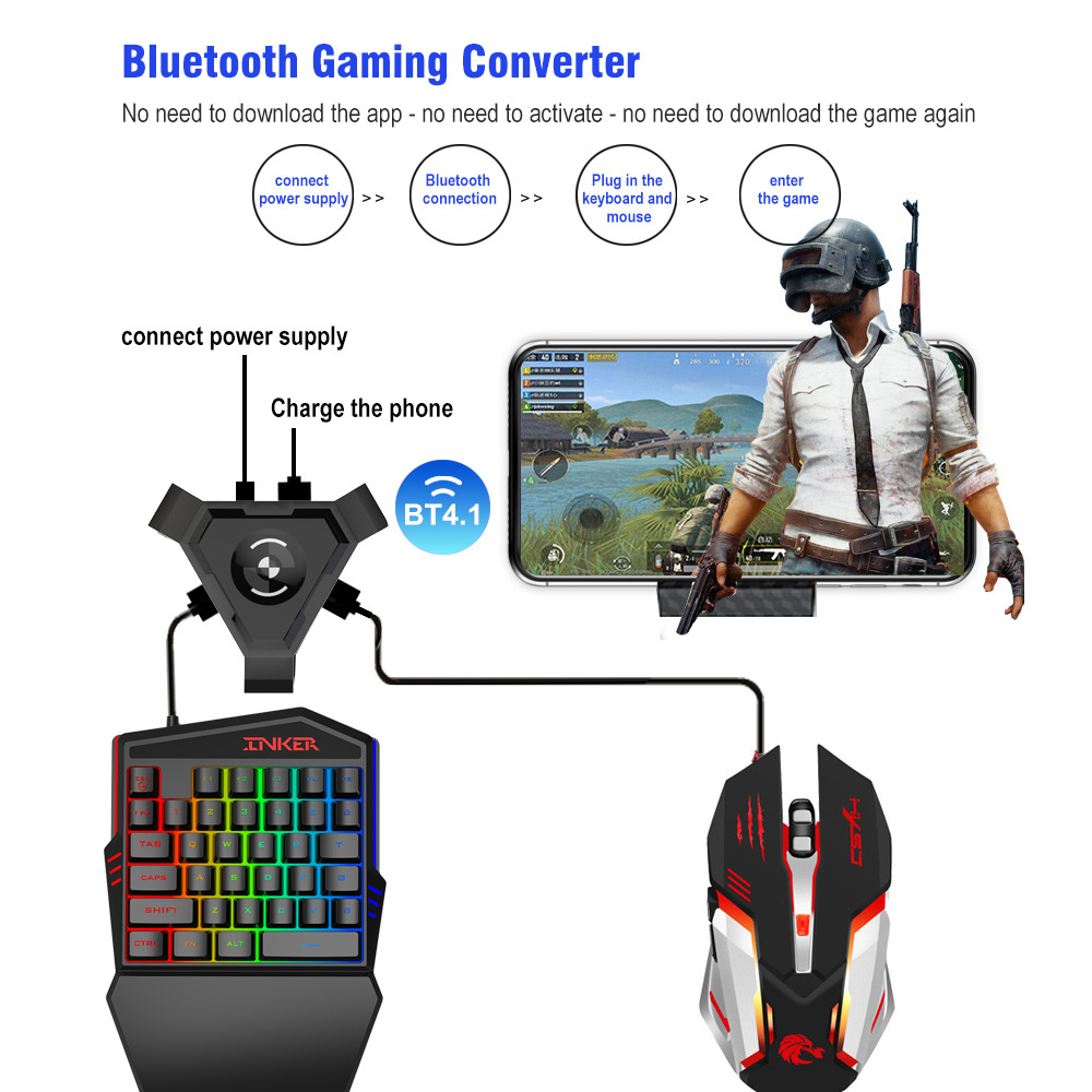 35-key film colorful one-hande - Gaming Keyboard Half 评论和价格