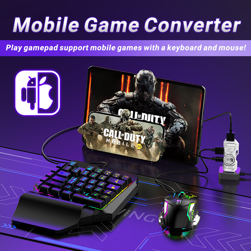 Mobile Games Converter Kit Mob - Gaming Keyboard Half 评论和价格