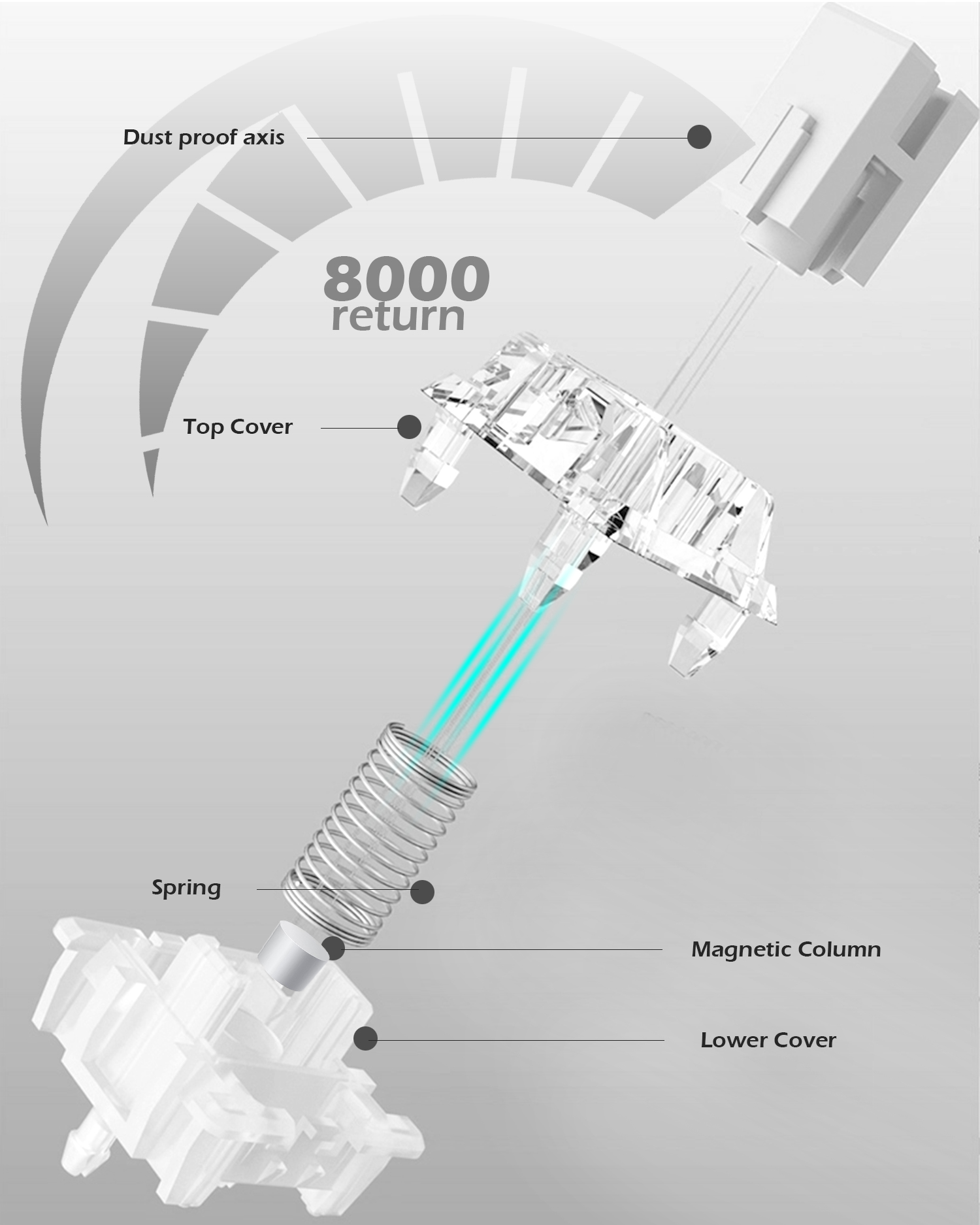 Raven68 Esports Magnetic Axis  - Gaming Keyboard Half 评论和价格